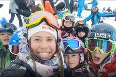 Eva Samková na Dolní Moravě