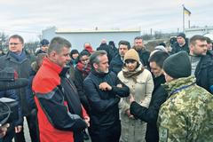 Tomáš Petříček / Ukrajina / Návštěva / Leden 2019 / Respekt / Ondřej Kundra