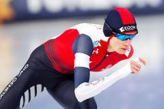 Martina Sáblíková na závodech SP v Hamaru