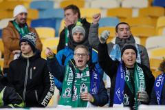 fotbal, Evropská liga 2018/2019, Dynamo Kyjev - Jablonec, fanoušci Jablonce