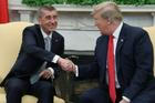 Babiš Trump Bílý dům