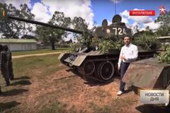 Reportáž ruské armádní televize Zvezda o tom, jak ruské tanky T-34 sloužily v laoské armádě