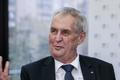 Miloš Zeman na tiskové konferenci v Německu