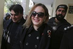 Češka Tereza H. u soudu v Pákistánu, 8. ledna 2019.