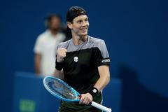 Tomáš Berdych na turnaji v Dauhá 2019