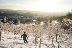 Lyžování na Petříně