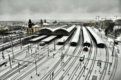 Zasněžená Praha z výšky. Poznáte metropoli i pod bílou peřinou?