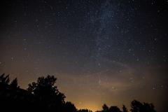 Beskydská noční obloha