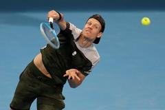 Tomáš Berdych na turnaji v Dauhá 2019