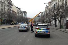 Evakuace dolní částí Václavského náměstí kvůli úniku plynu