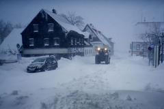 Boží Dar - sněhová kalamita