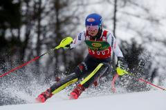 Mikaela Shiffrinová ve slalomu SP v Mariboru