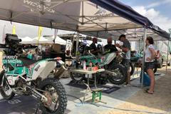 Bivak týmu Klymčiw Racing na Rallye Dakar 2019
