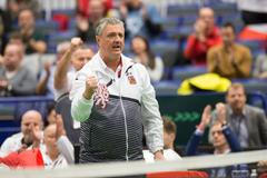 Davis Cup ČR vs. Nizozemsko (Veselý vs. Griekspoor) Jaroslav Navrátil