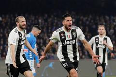 Emre Can slaví gól Juventusu