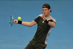 Tomáš Berdych na turnaji v Dauhá 2019