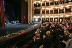 Pohřeb herce Luďka Munzara, Národní divadlo, 1. 2. 2019