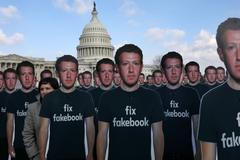 Mark Zuckerberg v americkém Kongresu
