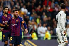 Real Madrid vs FC Barcelona: Lionel Messi, Sergio Ramos