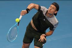 Tomáš Berdych na turnaji v Dauhá 2019