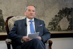 Jaroslav Kubera během novoročního projevu.