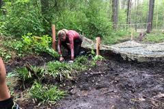 Olga Roučková na závodě Překážkáč