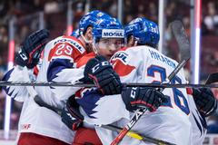 MSJ 2019, Česko - Dánsko, Jakub Lauko, Jáchym Kondelík, Kryštof Hrabík