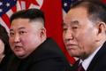Severokorejský vůdce Kim Čong-un a vyjednavač v jaderných rozhovorech se Spojenými státy Kim Hjok-čchol.