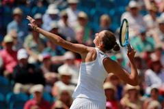 Karolína Plíšková na turnaji v Eastbourne 2019