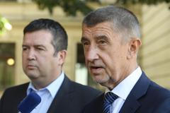 Andrej Babiš Jan Hamáček Červen 2019