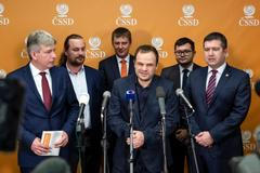 ČSSD sjezd Michal Šmarda Jan Hamáček Roman Onderka