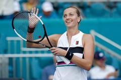 Petra Kvitová na turnaji v Miami