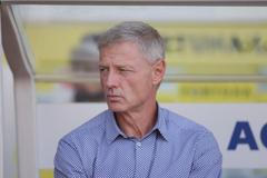 Vladimír Ščasný v zápase 4. ligového kola Teplice - Sparta.