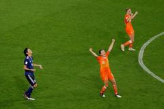 Fotbalové MS žen ve Francii 2019, radost Nizozemek