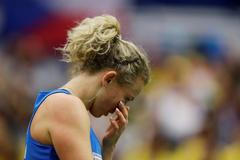 Kateřina Siniaková ve Fed Cupu 2019 proti Buzarnescuové