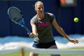 Karolína Plíšková při tréninku na turnaji v Eastbourne (2019)