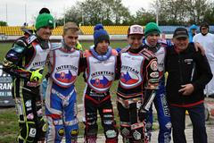 SC Interteam, vítěz prvního kola extraligy družstev. Vlevo stojí jeho největší hvězda Martin Vaculík