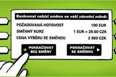Dynamic Currency Conversion (DCC) u bankomatů