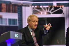 Boris Johnson v televizní debatě britské veřejnoprávní televize BBC v červnu 2019