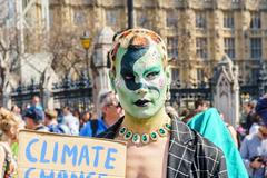 Londýn - Extinction Rebellion. Protesty proti změnám klimatu