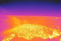 Dron s termokamerou natočil požár Chotíkovského lesa