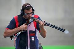 OH 2016, sportovní střelba-trap: David Kostelecký