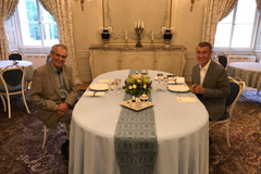Zeman Babiš schůzka Lány