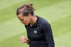 Barbora Strýcová na turnaji v Birminghamu 2019