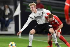 Julian Brandt v zápase se Srbskem (2019)