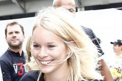 Hanna Spraterová, partnerka Sebastiana Vettela (2012)