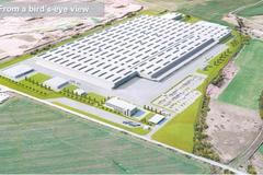 Vizualizace návrhu logistické haly Daimler.