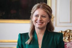 První návštěva - Zuzana Čaputová a Miloš Zeman