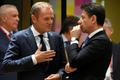 Donald Tusk a italský premiér Giuseppe Conte na summitu v Bruselu.