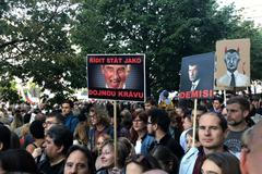 Babiš rubbish. V Praze demonstranti opět žádají demisi ministryně spravedlnosti